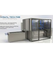 Auto Spray System for Electrical Switches & Knobs – Precision Robotic Electrostatic Spray Line, High-Transfer Efficiency, Clean Room Compatible, Multi-Color Change for Plastic Components 